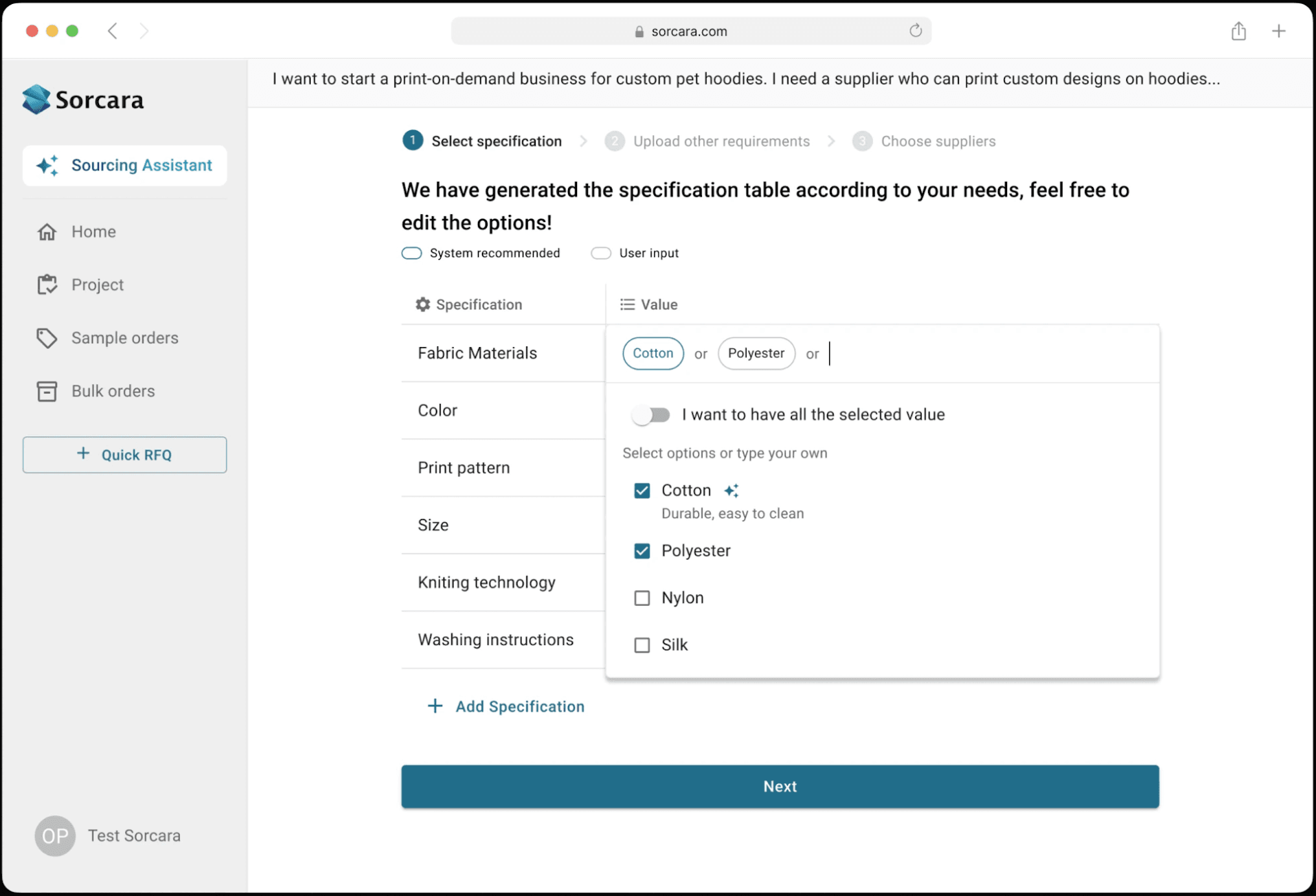 Customizable Products Example