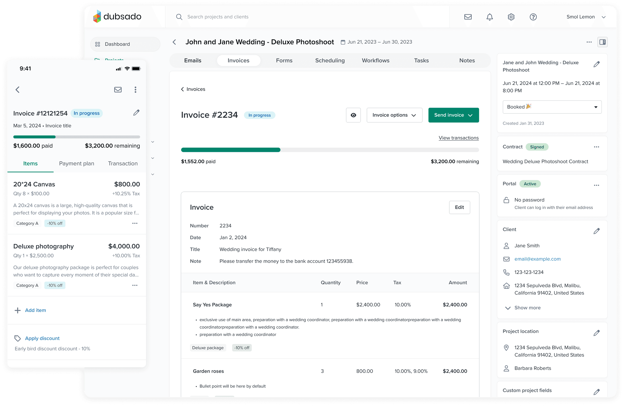 Invoice Builder Redesign Hero Image